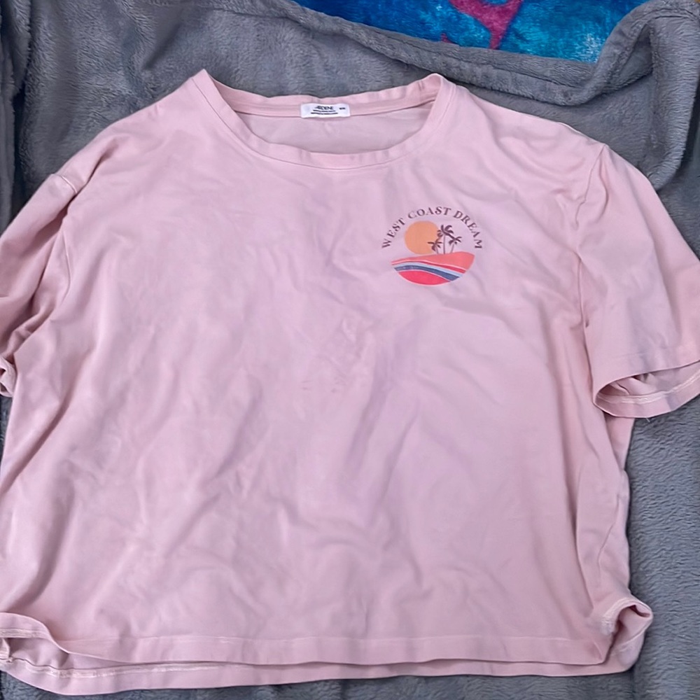 Ardene West Coast dream cropped shirt